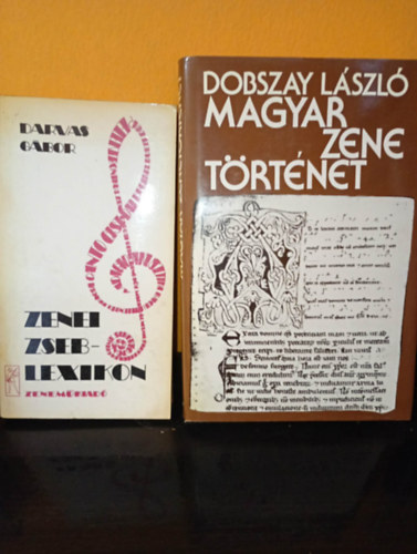 Dobszay L�szl�, Darvas G�bor - 2 db. zen�vel kapcsolatos m�: Zenei zseblexikon, Magyar zenet�rt�net