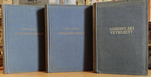 Dnes Gizella - 3 db Dnes Gizella: Asszony, aki vtkezett + Kisasszonykirly I-II. (1-2.)