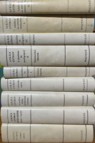 9 db Luk�cs Gy�rgy k�tet