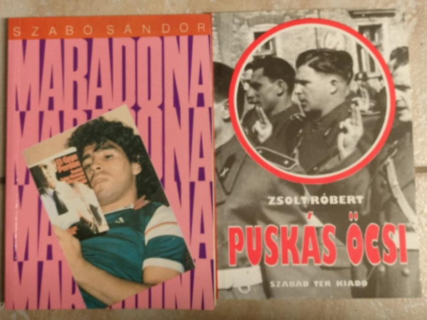 Zsolt Róbert, Szabó Sándor - Puskás Öcsi + Maradona 2db egyben