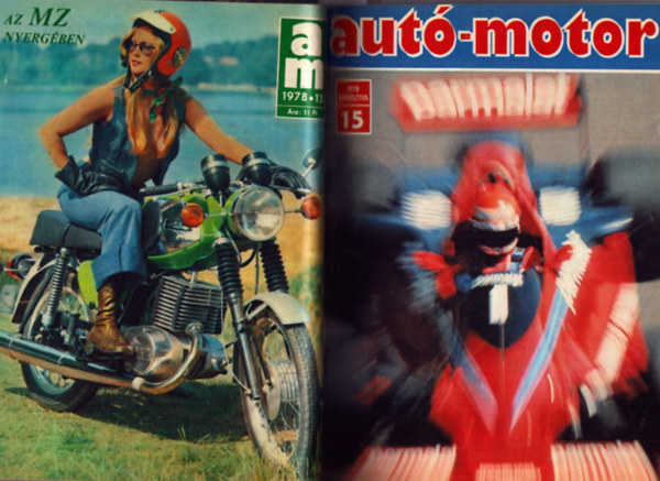 Kókai Imre (Főszerk.) - Autó-motor 1978. II. félév egybekötve + 1 Autóélet Képes Magazin