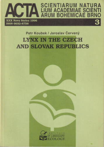 Petr Koubek, Jaroslav Cerveny - Lynx in the Czech and Slovak republics - Hiz a cseh s szlovk kztrsasgban