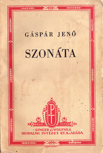 Gáspár Jenő - Szonáta