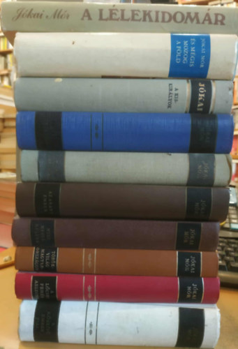 Jókai Mór - 10 db Jókai Mór: És mégis mozog a Föld; A lélekidomár; A kiskirályok; Kárpáthy Zoltán; Egy az Isten; Mire megvénülünk; Az aranyember; A lőcsei fehér asszony; Törökvilág Magyarországon; A kőszívű ember fiai