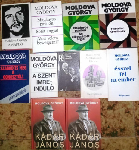 Moldova Gyrgy - Moldova Gyrgy knyvcsomag (11 m) A Napl / Magnyos pavilon - Stt angyal - Akar velem beszlgetni? / Az elbocstott lgi / Tisztelet komlnak / Szabadts meg a gonosztl / A Szent Imre-indul / Titkos zradk / Az eltkozott hi