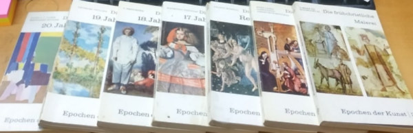 Pierre du Bourguet SJ, Enzo Carli, Jos Gudiol, Franco Russoli, Raymond Cogniat, Georges Peillex, Hans L. C. Jaff - 7 db Epochen der Kunst: 3., 6., 8., 9., 10., 11., 12.