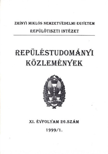 Dr. Hadnagy Imre alezredes - Rep�l�studom�nyi k�zlem�nyek 1999/1.