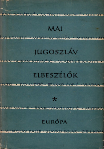 Vujicsics D. Sztojn (vl.) - Mai jugoszlv elbeszlk
