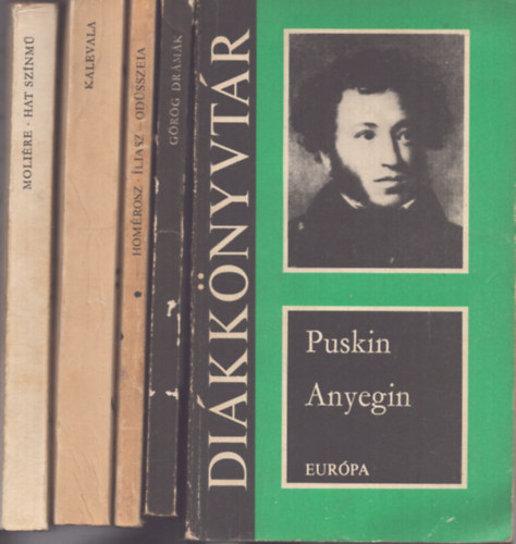 Henrik Ibsen, Friedrich Schiller, Balzac, Anton Csehov, Cervantes - 5 db a Dikknyvtr sorozatbl: Nra - Tell Vilmos - Eugnie Grandet - Anna a frje nyakn - Don Quijote