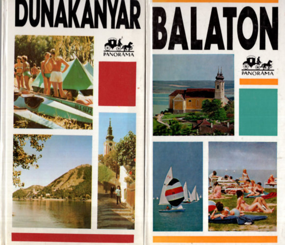 Cseke Lszl, Zkonyi Ferenc - 2 db a Panorma tiknyvek sorozatbl: Balaton - Dunakanyar