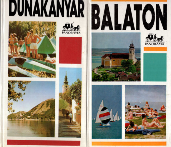 Cseke Lszl, Zkonyi Ferenc - 2 db Panorma tiknyvek ( egytt ) 1. Balaton, 2. Dunakanyar