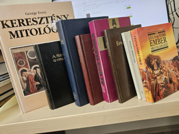 10db vall�si k�tet, K�NYVMENT� AJ�NLAT: Kereszt�ny mitol�gia+ Mormon k�nyve+ A Szent�r�s uj vil�g ford�t�sa+ Az Isten v�ndora (dedik�lt)+ G�r�g iratok+ �rvelj�nk+ Isten szava?+ D�niel pr�f�ci�ja+ Legnagyobb ember+ Jelen�sek