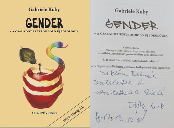 Gabriele Kuby - GENDER - a csal�dot sz�trombol� �j ideol�gia - Dedik�lt!