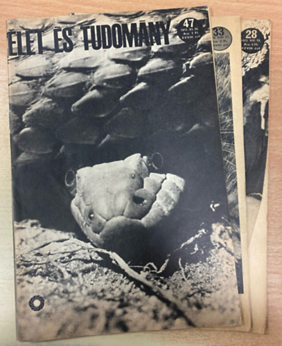 �let �s Tudom�ny XXVIII. �vf. 1974. 3 db sz�rv�nysz�m (47, 33, 28. sz.)