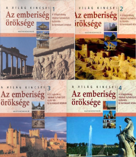 A világ kincsei - Az emberiség öröksége 1-4. (4 kötet)