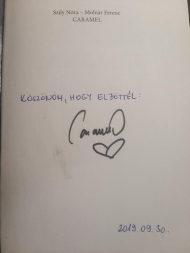 Szily Nra; Molnr Ferenc "Caramel" - Caramel