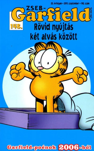 Zseb-Garfield - Rövid nyújtás két alvás között - 25. évfolyam - 2019. szeptember - 148. szám
