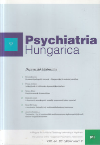 Psychiatria Hungarica 2015/2. különszám (Depresszió különszám)