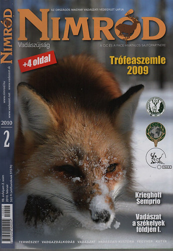 Nimrd vadszjsg 2010/2-12. (hiny: 1. szm)- 11 db. lapszm