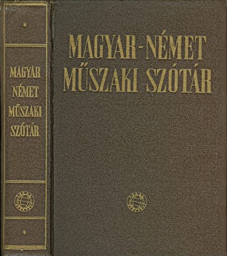 Nagy Ern-Klr Jnos - Magyar-nmet mszaki sztr
