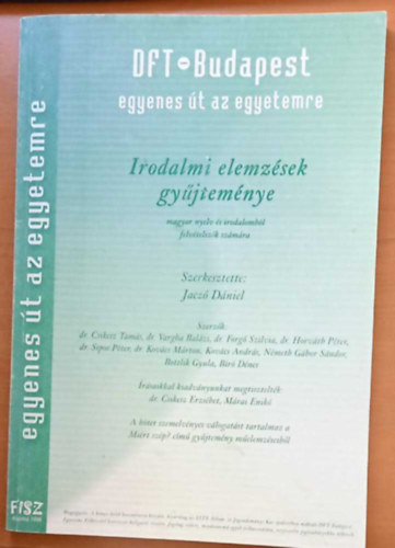 Jacz Dniel - Irodalmi elemzsek gyjtemnye