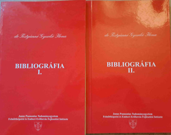 dr. Tistyánné Gyurkó Ilona - Bibliográfia I-II. 1979-1996/97., 1997-1998.