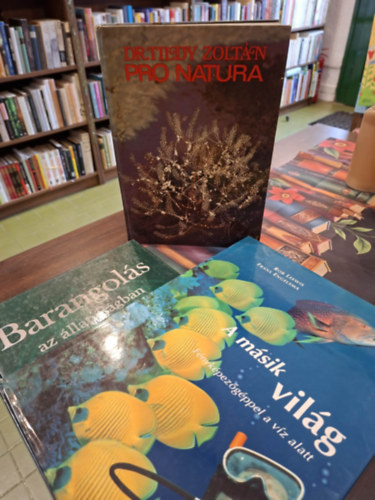 Dr. Tildy Zoltán, Rob Leewis - 3 db képes album: Barangolás az állatvilágban, A másik világ (fényképezőgéppel a víz alatt), Pro Natura