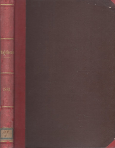 F�ssy Tam�s (szerk.) - T�j�koz� - Kath. egyh�zi foly�irat - 1881-ki �vfolyam