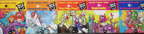 Bosny�k Vikt�ria   Cs�jin� Kn�zics Anik� - R�m j� k�nyvek 1-5 (1.Ez azt�n r�mes, 2.A bet�sz�rnyek szigete, 3.Pricc,Pracc,Prucc, 4.Csupa csuka, 5.Mi-csi b�-csi mit csi-n�l?)