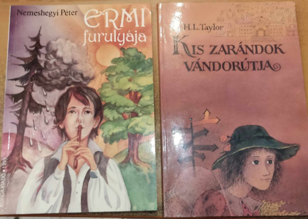 H. L. Taylor, Nemeshegyi Pter - 2 db keresztny ktet: Ermi furulyja + Kis zarndok vndortja