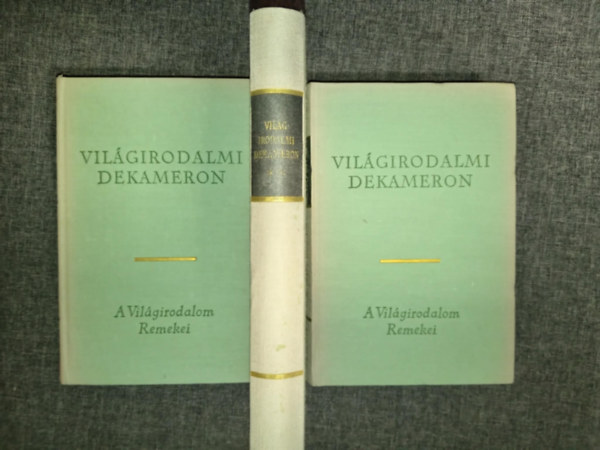 SZERZ� Jack London Rudyard Kipling Lev Nyikolajevics Tolsztoj J�kai M�r Miksz�th K�lm�n Honti Rezs� R�vay J�zsef Anton Csehov T�th �rp�d Maupassant Edgar Allan Poe Theodor Storm Gottfried - Vil�girodalmi Dekameron I-III.V�logat�s a vil�girodalom legszebb elbesz�l�seib�l az �kort�l a XX. sz�zadig
