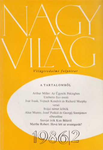 Nagyvilág 1986/2