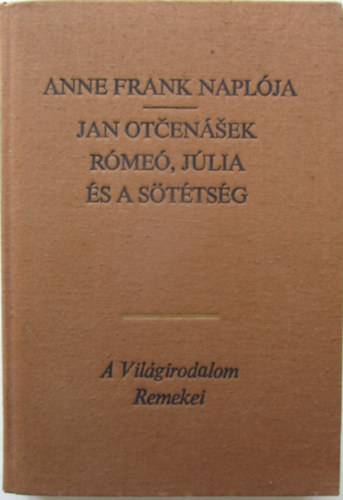 Frank, Anne- Otcensek, Jan - Anne Frank naplja - Rme, Jlia s a sttsg