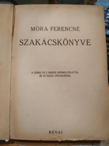 Mra Ferencn - Mra Ferencn szakcsknyve (nem reprint)