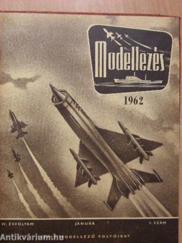Rti Antal - Modellezs - 1962 - 12 db. lapszm