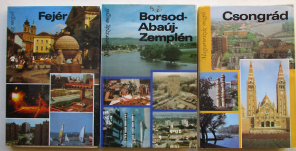 3 db Magyarország megyéi sorozatból (Csongrád, Fejér, Borsod-Abaúj-Zemplén)