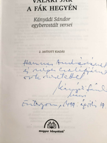 Knydi Sndor - Valaki jr a fk hegyn