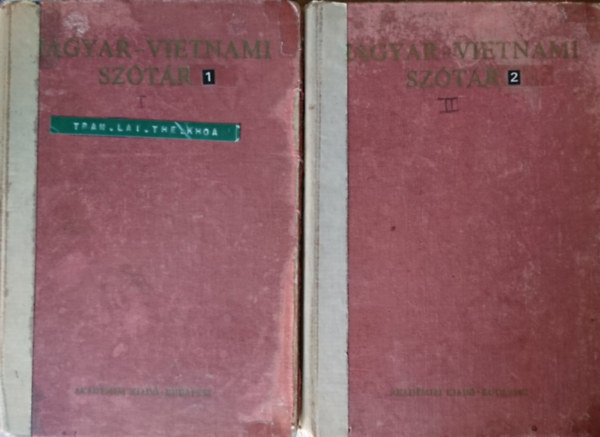 Vu Ho�i (szerk.) Chuong - Magyar-vietnami sz�t�r I-II.