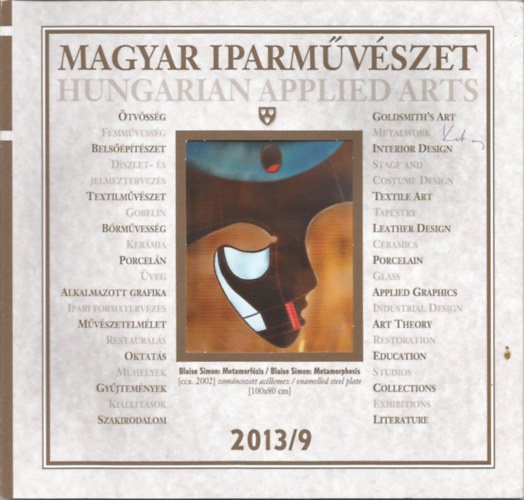 Antal Mariann (szerk.) - Magyar Iparmvszet 2013/9