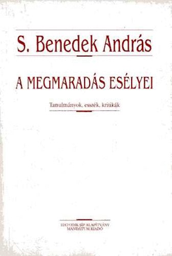 S. Benedek Andrs - A megmarads eslyei. Tanulmnyok, esszk, kritikk