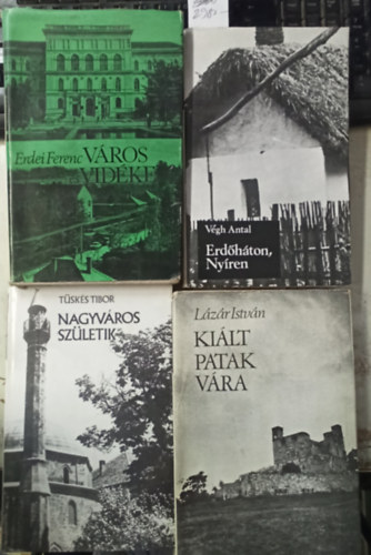 V�gh Antal, Erdei Ferenc, L�z�r Istv�n, T�sk�s Tibor - 4 db Helyt�rt�net: Nagyv�ros sz�letik +Ki�lt patak v�ra +V�ros �s vid�ke +Erd�h�ton,Ny�ren