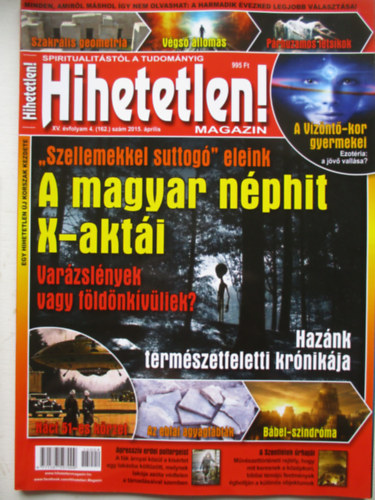 Hihetetlen! magazin 2015. prilis