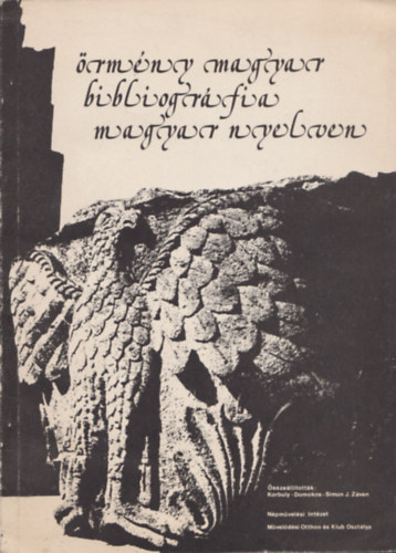 Korbuly Domonkos, Simon J. Z�ven - �rm�ny magyar bibliogr�fia magyar nyelven