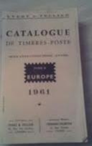 Yvert & Tellier-Champion - Catalogue de timbres-poste 1961