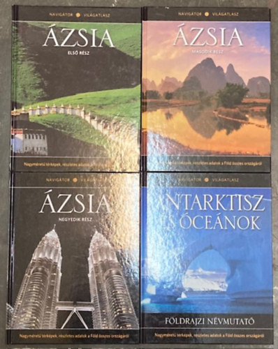 Navigtor Vilgatlasz: zsia:  Els rsz - Msodik rsz - Negyedik rsz - Antarktisz s cenok (4 ktet )