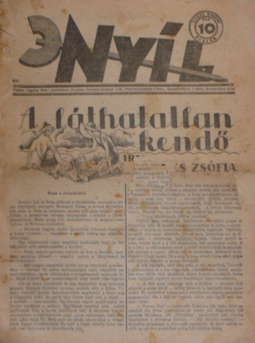 Dr. Sznt Andor (szerk.) - Nyl II. vfolyam 35. szm