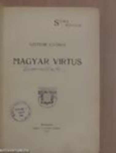 Szemere György - Magyar virtus
