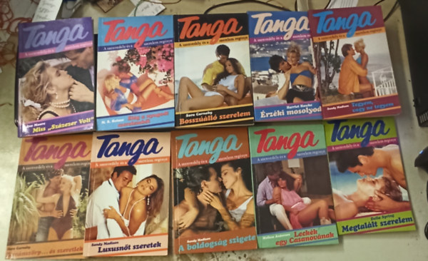 Edna Meare, M.R.Heinze, Sara Carnaby, Harriet Hawke, T�bb szerz� - 10 db Tanga romantikus f�zet