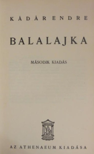 Kádár Endre - Balalajka