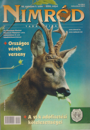 Dr. Zoltn Attila - Nimrd vadszjsg 2004. mjus - 92. vfolyam 5.